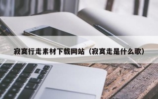 巴中寂寞行走素材下载网站（寂寞走是什么歌）